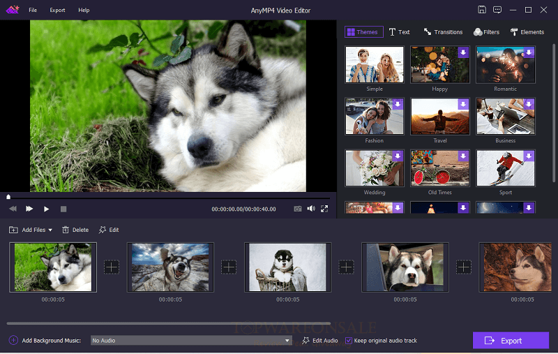 AnyMP4 Video Editor License Key Free