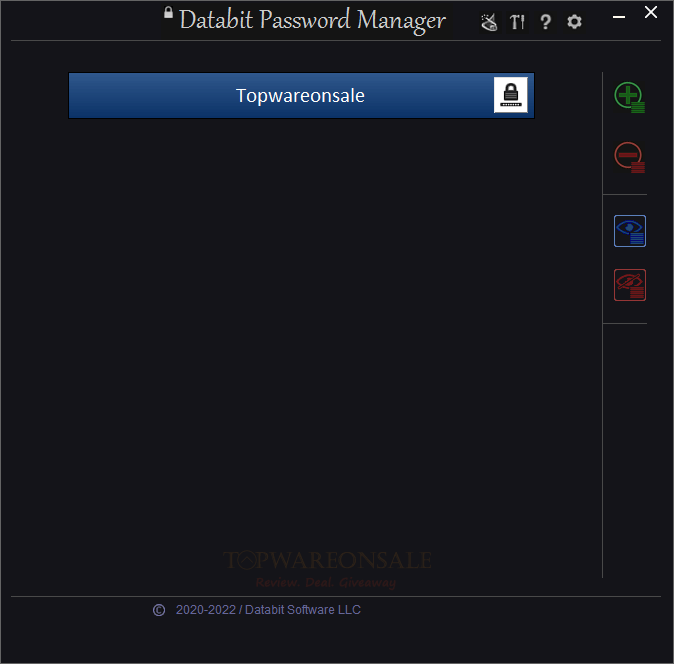 Databit Password Manager Giveaway License Key Free
