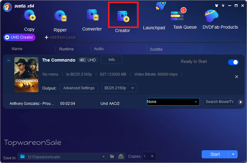 dvdfab uhd creator coupon