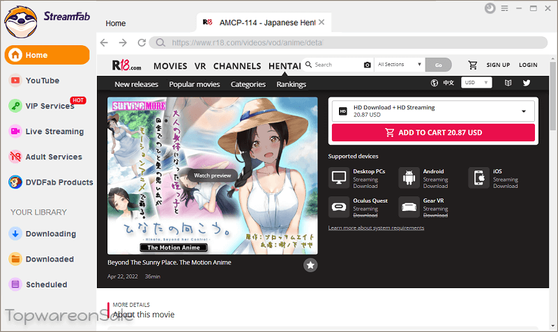streamfab r18 downloader coupon codes