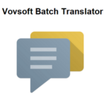 Vovsoft Batch Translator