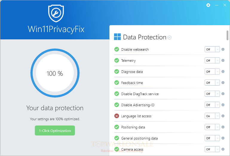 Abelssoft Win11PrivacyFix Free License Key Screenshot