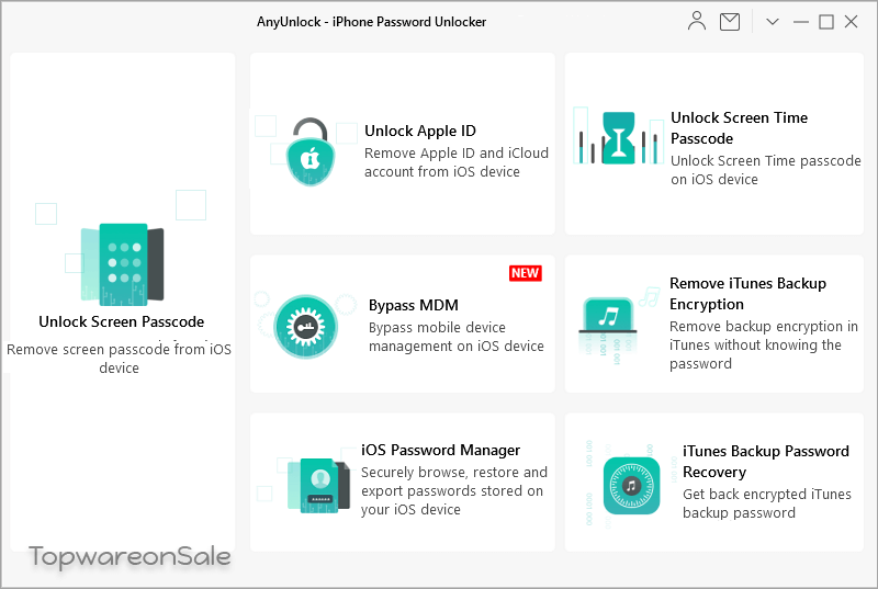 anyunlock iphone password unlocker coupon