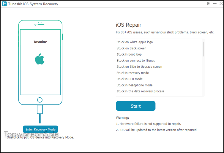 tuneskit ios system recovery coupon code