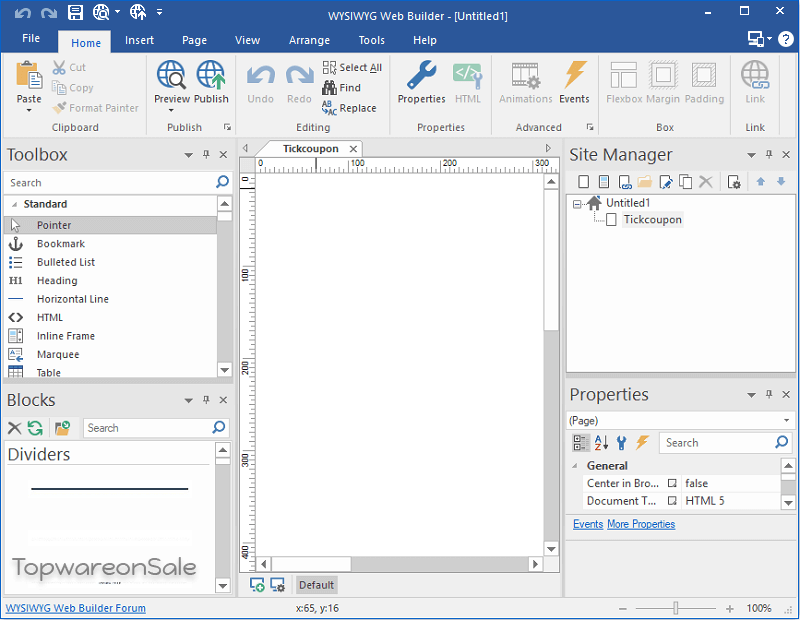 wysiwyg web builder coupon