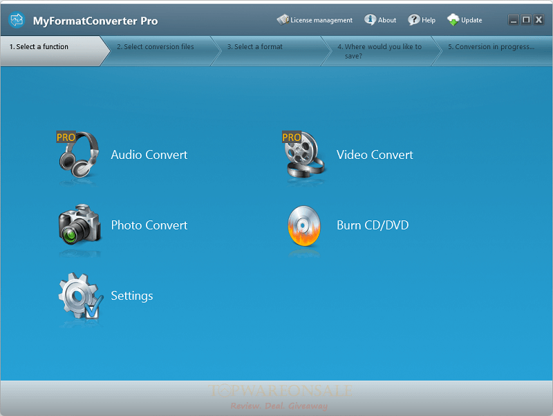 MyFormatConverter Basic Giveaway License Key Free