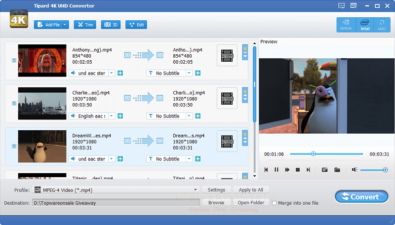 Tipard 4K UHD Converter Free License Code