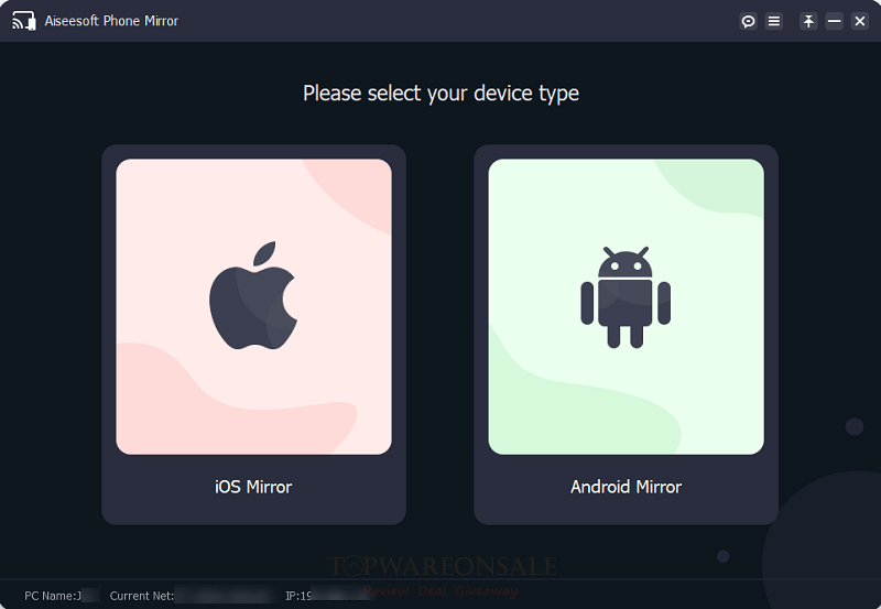 Aiseesoft Phone Mirror Free License Code Giveaway