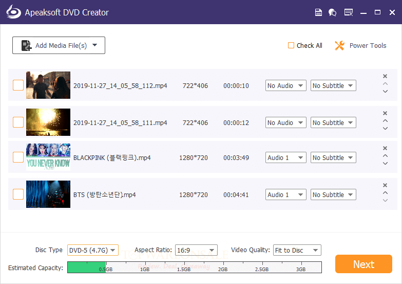 Apeaksoft DVD Creator Free License Code Screenshot