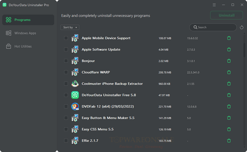 DoYourData Uninstaller Pro Giveaway License Key
