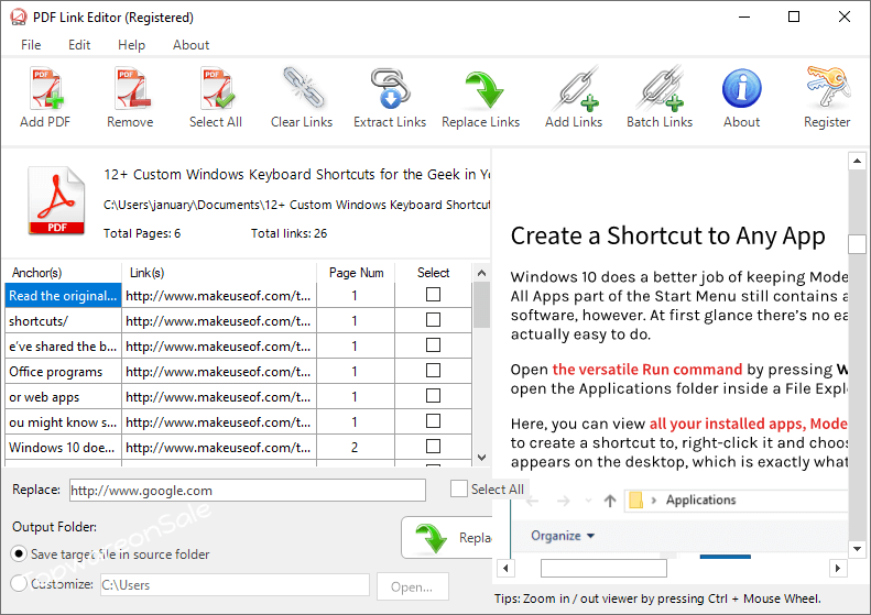 giveaway pdf link editor pro key PDF Link Editor Pro License Code Free