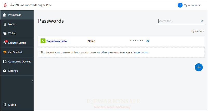 Avira Password Manager Pro Free License Key