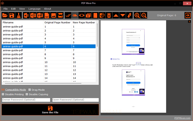 PDF Mixer PRO Free License Code