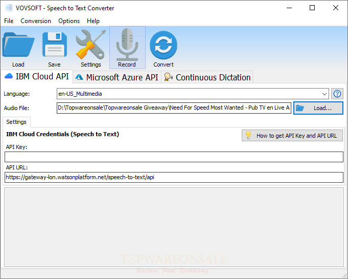 Vovsoft Speech to Text Converter Giveaway Code Free