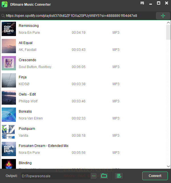 DRmare Spotify Music Converter Giveaway Key