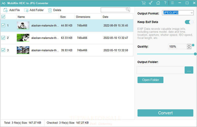 MobiKin HEIC to JPG Converter License Free