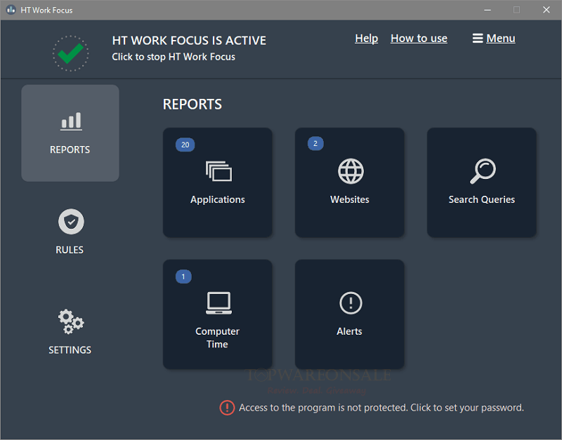 HT Work Focus Free License Code Giveaway