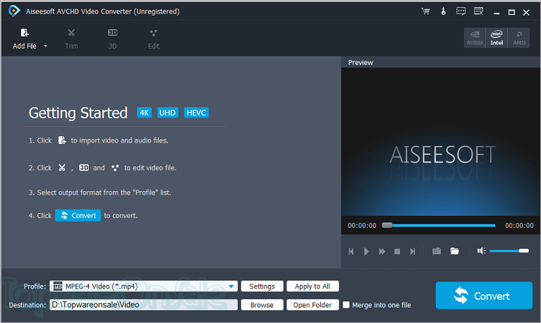 aiseesoft avchd video converter screenshot