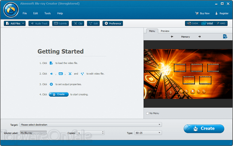 aiseesoft blu ray creator screenshot