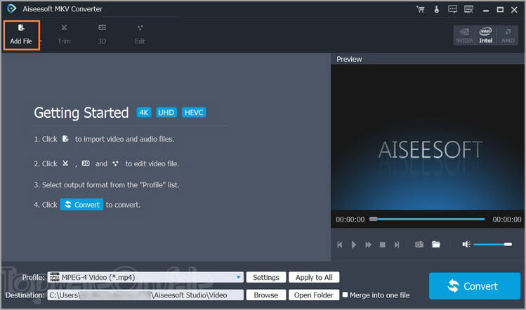 aiseesoft mkv converter screenshot aiseesoft mkv converter screenshot