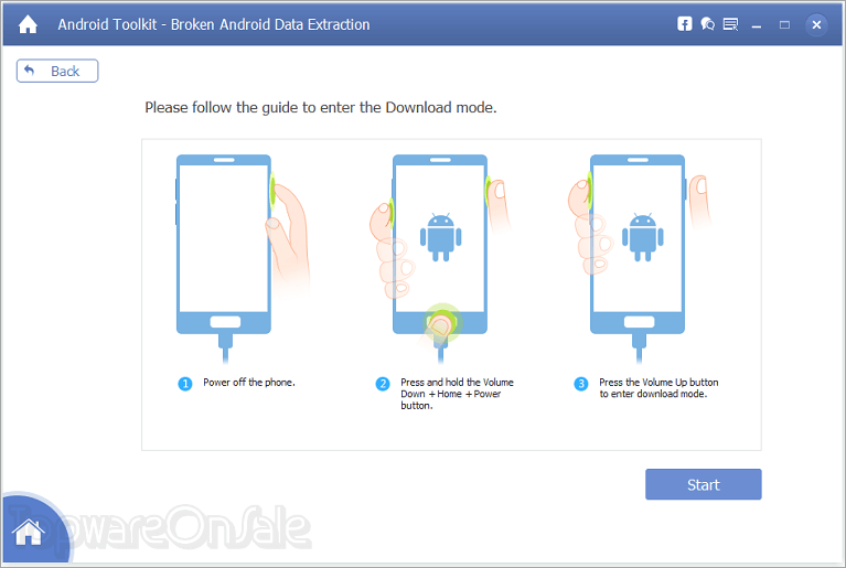 anymp4 broken android data recovery screenshot