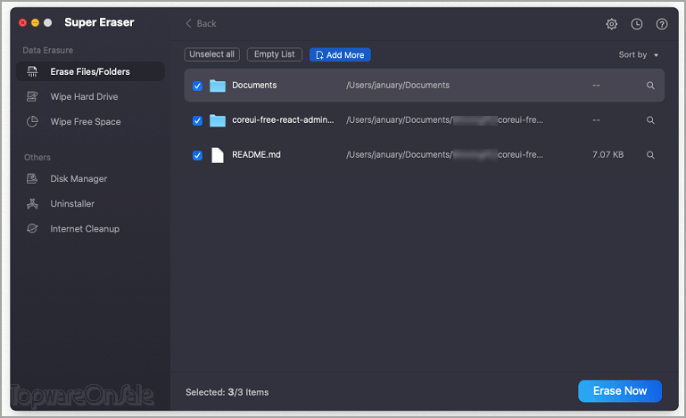 doyourdata super eraser for mac screenshot doyourdata super eraser for mac screenshot
