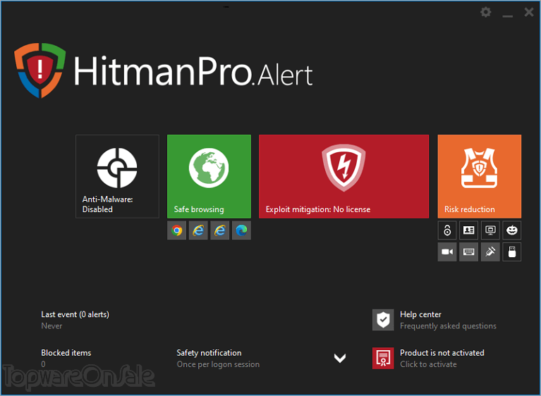 hitmanpro alert screenshot