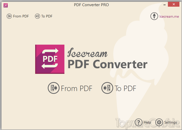 icecream pdf converter pro screenshot