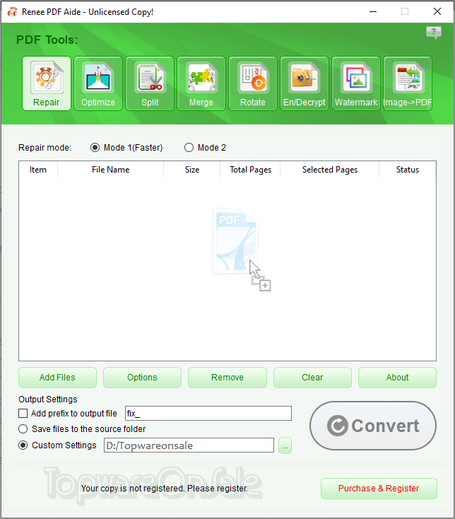 renee pdf aide screenshot