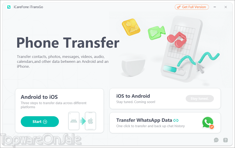 tenorshare icarefone itransgo screenshot