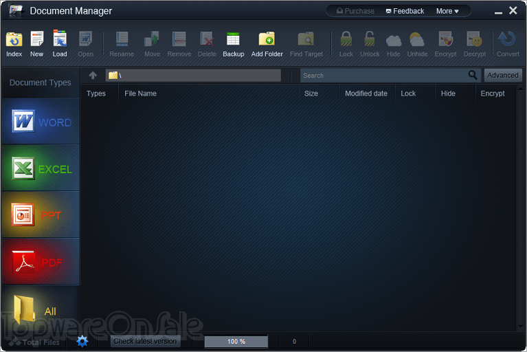 wonderfox document manager screenshot
