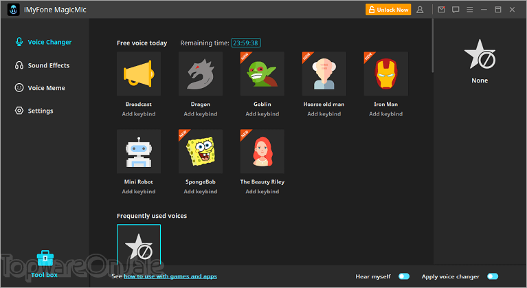 imyfone magicmic screenshot