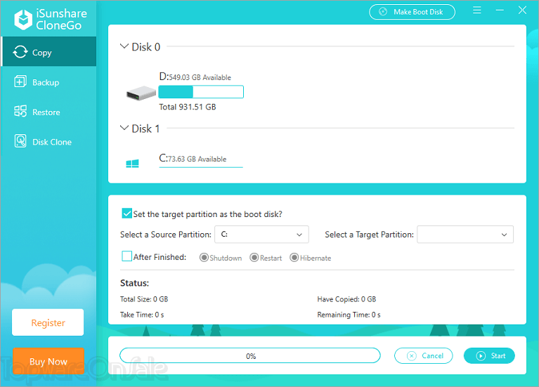 isunshare clonego screenshot