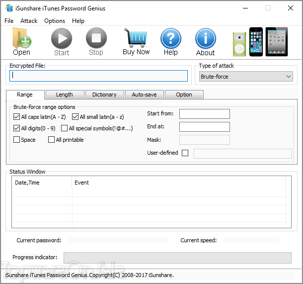 isunshare itunes password genius screenshot
