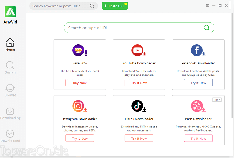 amoyshare anyvid screenshot