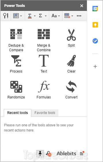 power tools add on for google sheets screenshot
