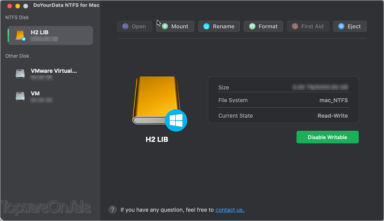 doyourdata ntfs for mac screenshot