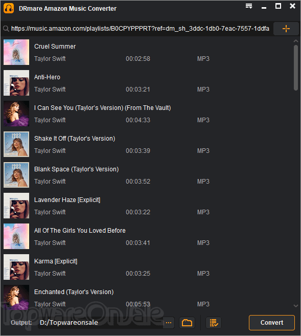 drmare imazonkit music converter screenshot drmare imazonkit music converter screenshot