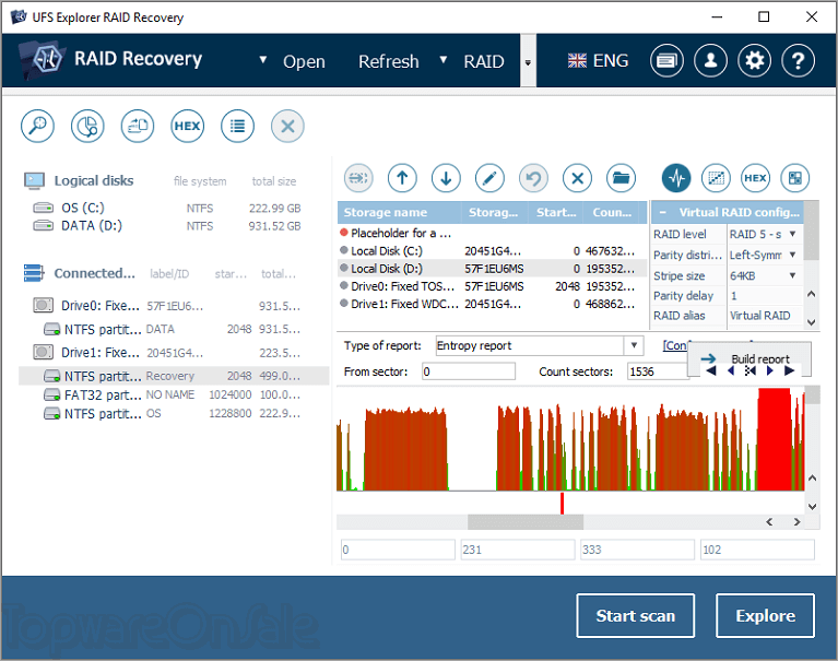 ufs explorer raid recovery screenshot ufs explorer raid recovery screenshot