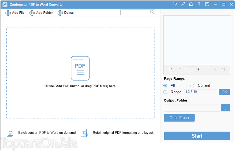 coolmuster pdf to word converter screenshot