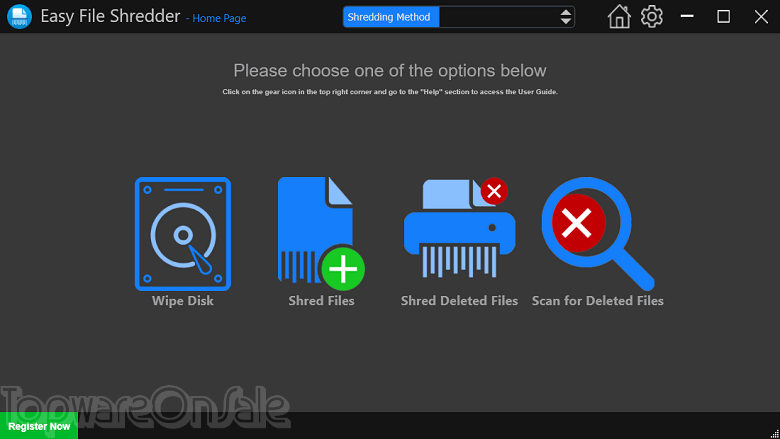 easy file shredder screenshot