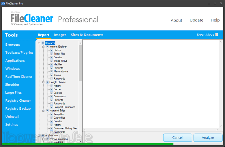 filecleaner screenshot