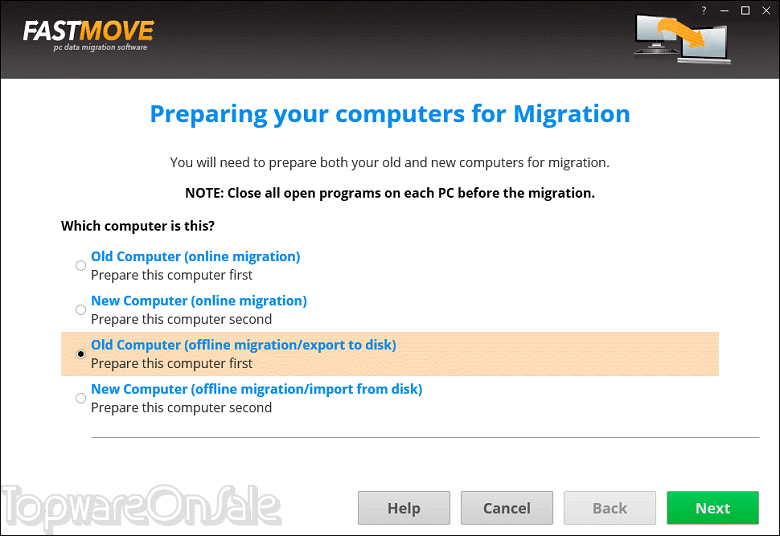 webminds fastmove screenshot