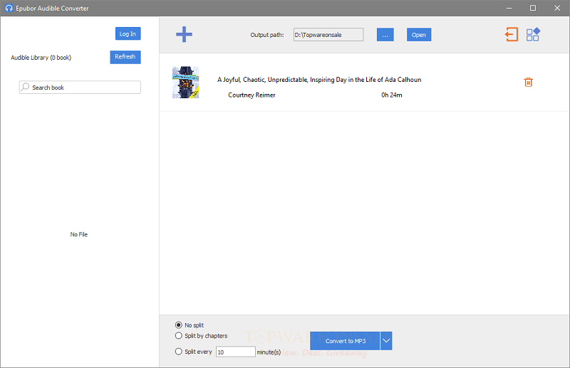 Epubor Audible Converter Giveaway Code Free