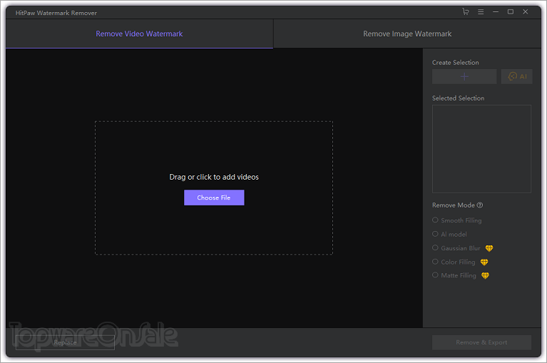 hitpaw watermark remover screenshot