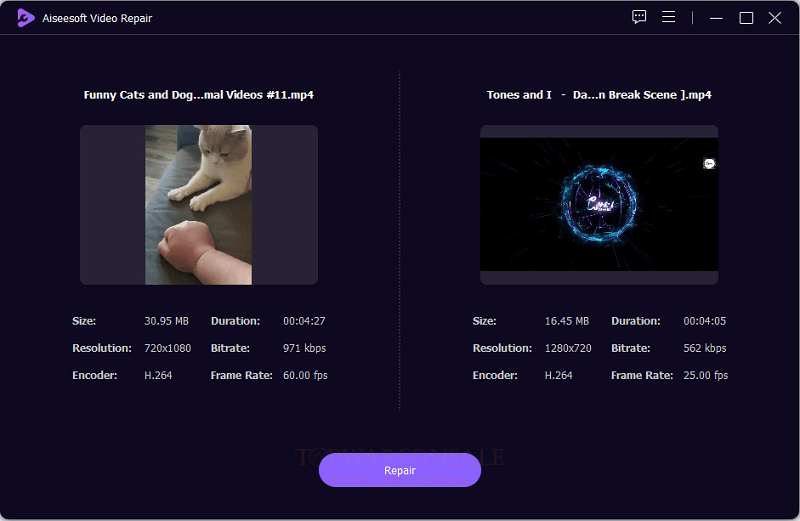 Aiseesoft Video Repair Code Free