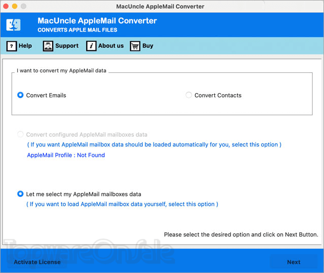 macuncle apple mail converter screenshot