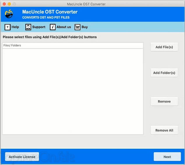 macuncle ost converter for mac screenshot