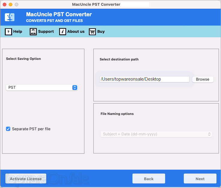 macuncle pst converter for mac screenshot macuncle pst converter for mac screenshot