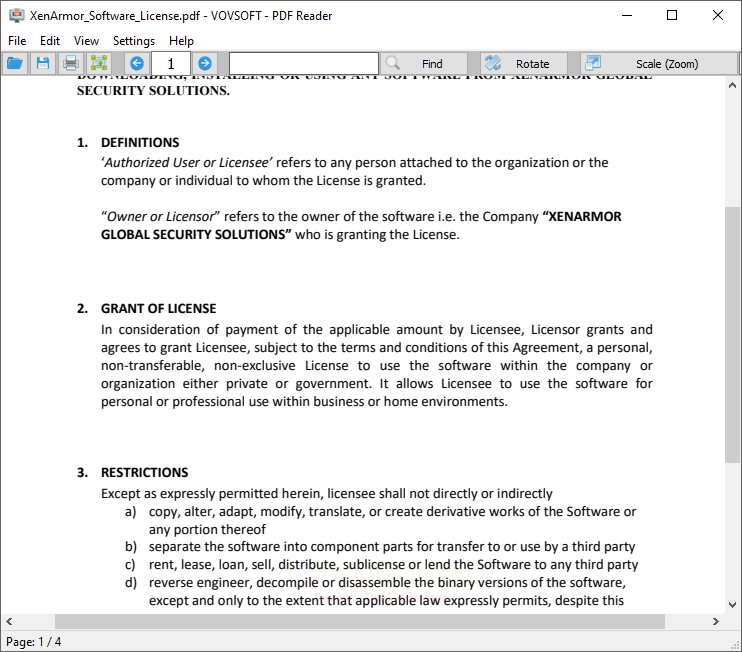 Vovsoft PDF Reader Free License Giveaway